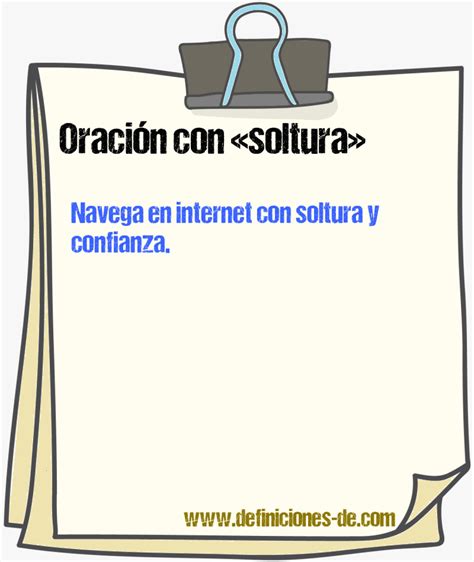 8 Oraciones Con Soltura