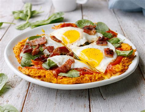 Bacon And Egg Sweet Potato Pancake Breakfast Sandwich Paleo