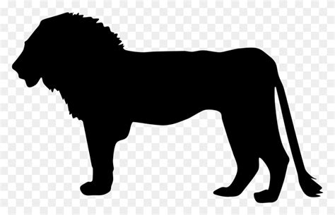 Lion Silhouette Drawing - 1000 x 1000 jpeg 146kb. - Poles Png