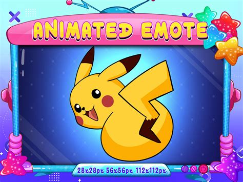 Pikachu Pokemon Twerking Butt Animated Emote Pikachu Pokemon Etsy The