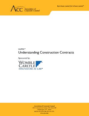 Fillable Online Understanding Construction Contracts Fax Email Print