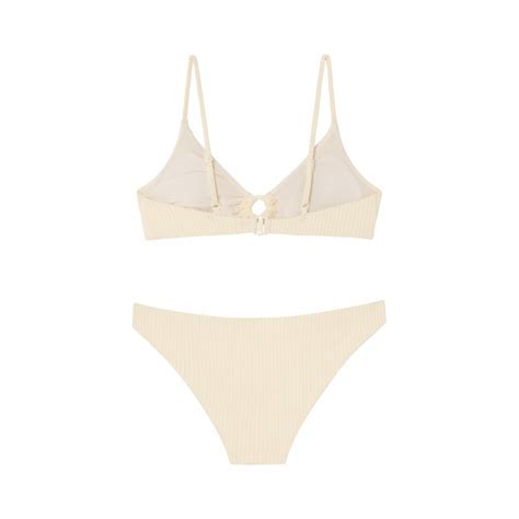 Ecru Balconette Classic Bottom Bikini Robin Collection