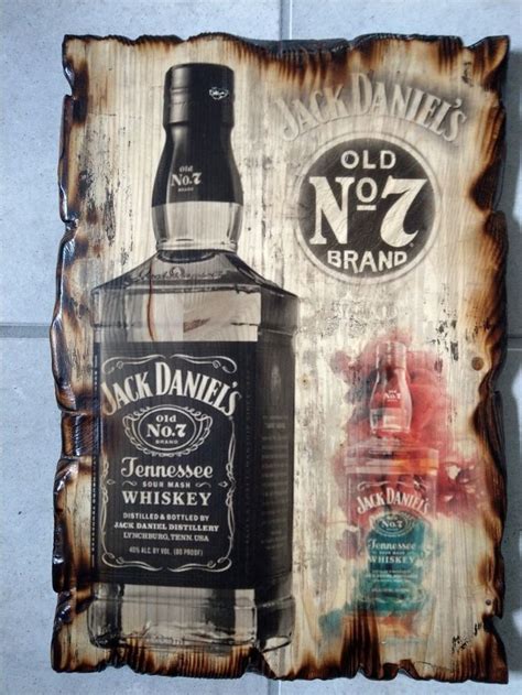 Jack Daniels | Bild auf holz, Diy bilder, Metallschilder