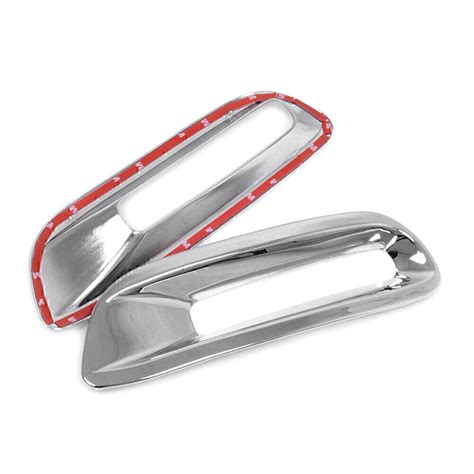 Abs Chrome Rear Fog Light Lamp Cover Trim For Toyota Highlander