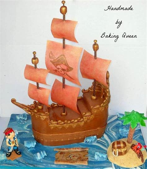 Pirate Ship Cake - CakeCentral.com