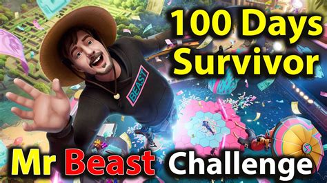 FORTNITE Mr Beast Challenge sobrevive 100 dias dentro del círculo