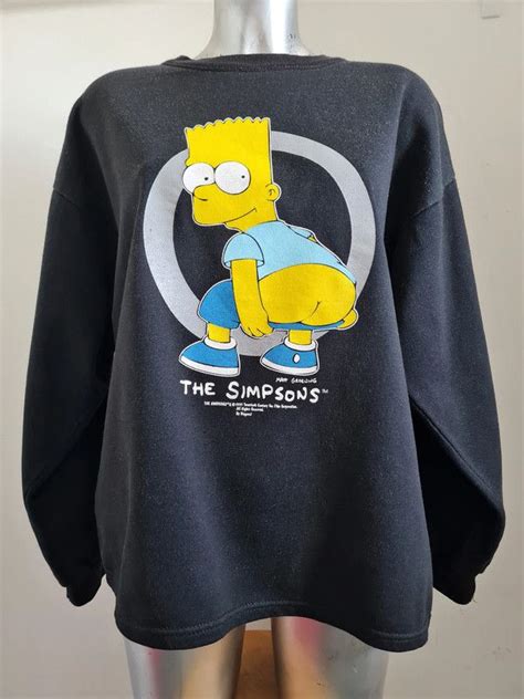 📌 Sweat Collector Original Vintage 90 Bart Simpson Sweat Vintage