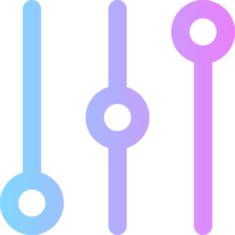 Configuration Super Basic Rounded Gradient Icon