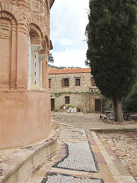 Nea Moni Eglise Nea Moni Le De Chios Les Du Nord De La Mer