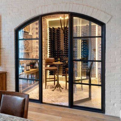 Wine Cellar Doors Thermally Broken Em 2024 Adegas Em Casa Projeto