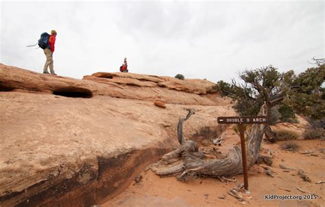 Hiking Black Angel and Double O Arch in Arches National Park [Family ...