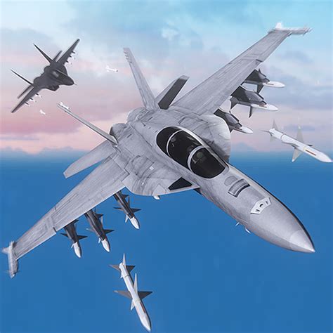 Call Of Fighter Jet Air Combat Fight To Death Action Game 3d App On