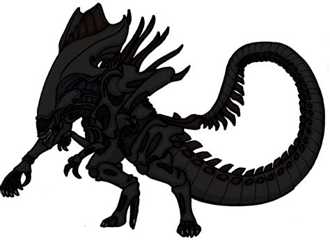 Download The Alien Queen Xenomorph Queen No Background Clipart Png