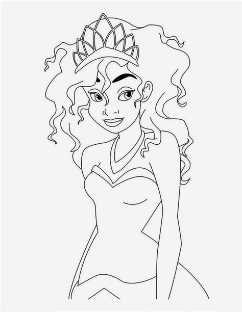 Dessins Gratuits à Colorier Coloriage Tiana à Imprimer