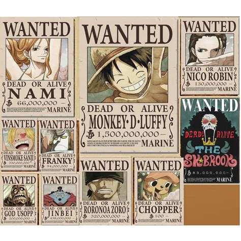 Jual Poster Dinding Papan Mdf X Cm Motif Bounty Hunter One Piece