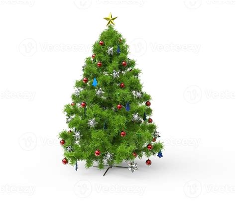 Christmas Tree Front View 31201157 Stock Photo at Vecteezy