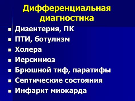 Сальмонеллёз: диагностика, лечение - online presentation