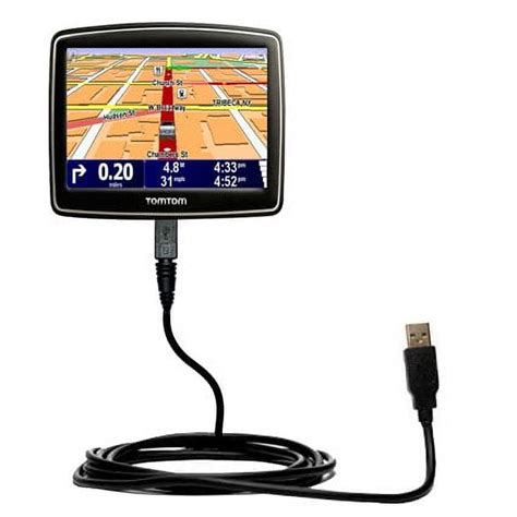 Classic Straight Usb Cable Suitable For The Tomtom Xl S With Power Hot Sync And Charge