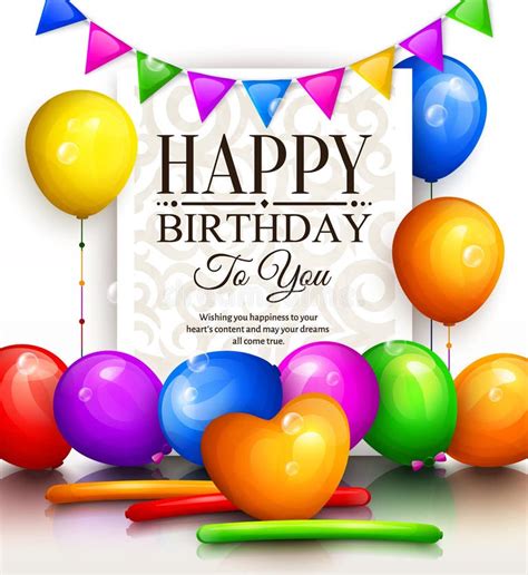 stylish happy birthday art stock illustrations  stylish happy