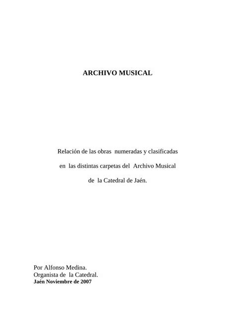 PDF Relación de las obras numeradas y clasificadas en las DEL