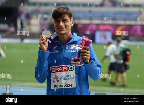 Roma Italia Giugno Pietro Riva D Italia Vince La Medaglia D