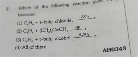 Which Of The Following Statement Is Incorrect About Benzene 5