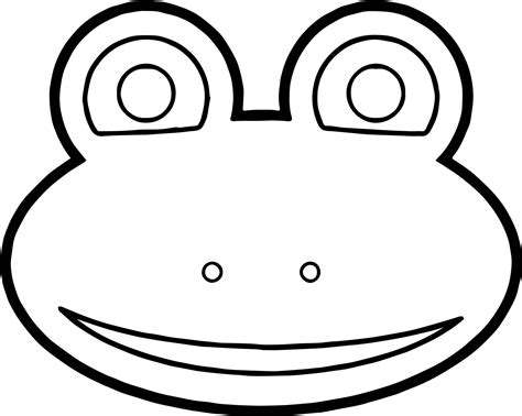 Simple Frog Face Drawing Like The Great Web Log Image Bank