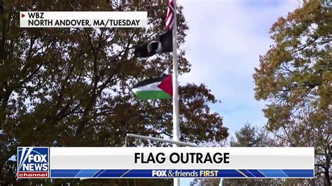 Massachusetts town flying Palestinian flag sparks backlash from residents, Jewish congregation ...