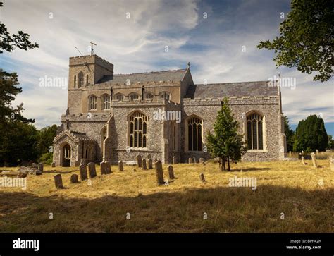 St Peter S Church At Moulton Suffolk Uk Stock Photo Royalty Free