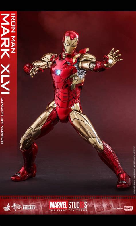 Hot Toys Iron Man Mark XLVI Concept Art Hobbies Toys Toys Games On Carousell