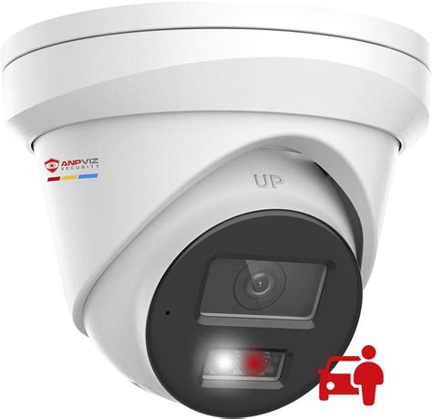 Anpviz K Poe Ip Camera Outdoor Mp Smart Dual Light Turret Camera