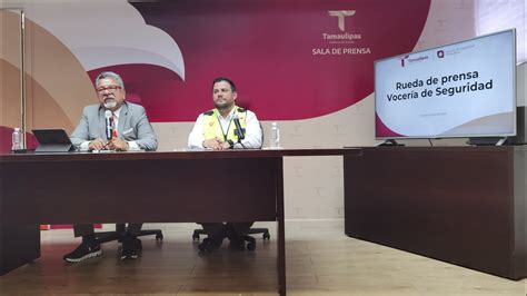 Rueda de prensa vocero de Seguridad Pública Jorge Cuéllar Palacio de