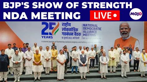 Nda Meeting Live ‘even When We Were In Opposition Pm Modi Attacks Opposition Alliance