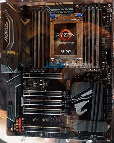 Motherboard Gigabyte X399 Aorus Gaming 7 Ditampilkan • Jagat Review