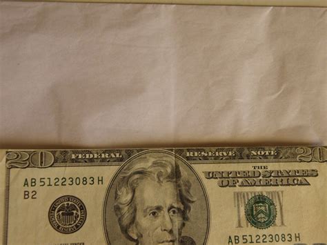 1996 Twenty Dollar Bill Error Misaligned Upshift Misprint Ebay