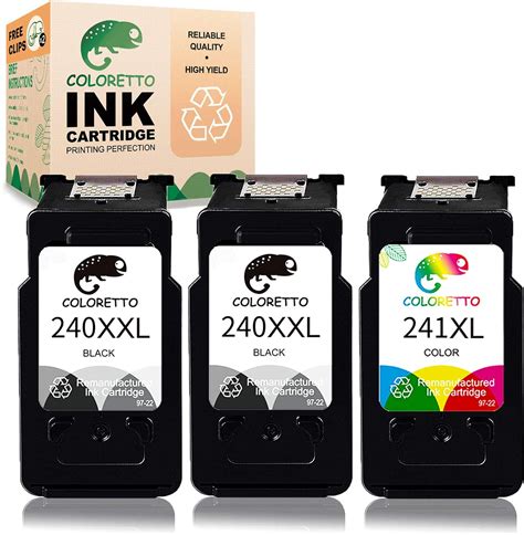 Amazon Coloretto Remanufactured Printer Ink Cartridge Replacement