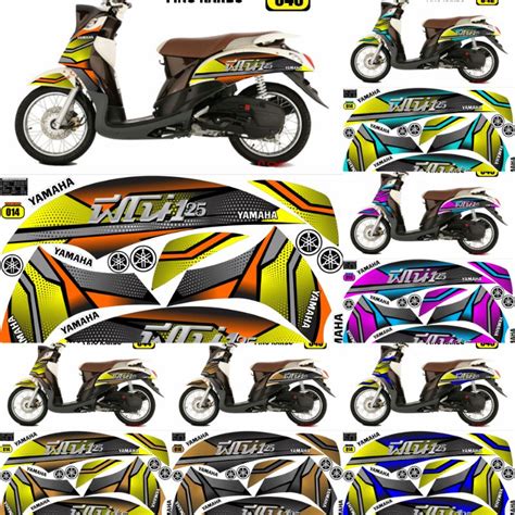 Jual Striping Fino Fi 125 Sticker Fino Karbu Stiker Yamaha Fino