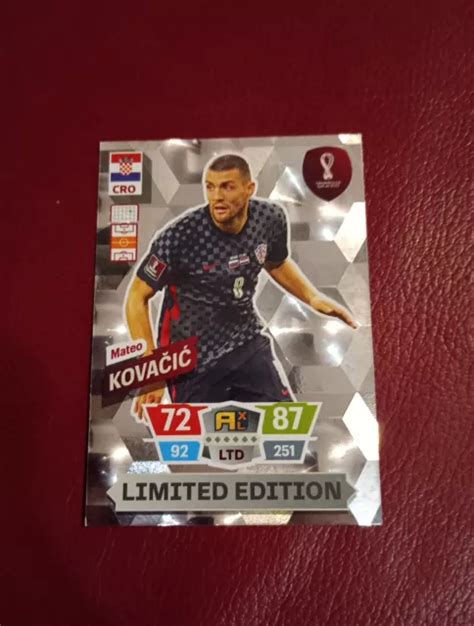 MATEO KOVACIC LIMITED Edition Adrenalyn XL Katar 2022 WM Karte Panini