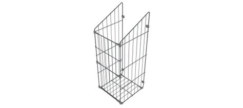 Корзина для белья откидная 40 (305х330х620) антрацит