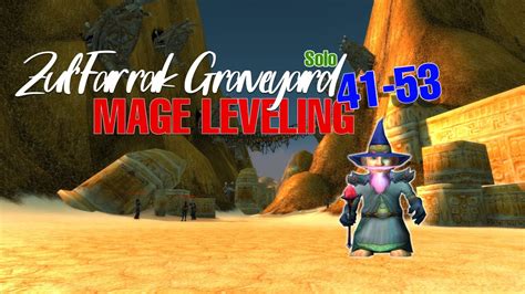 World Of Warcraft Classic Mage Leveling ZF Zul Farrak 41 53 Solo