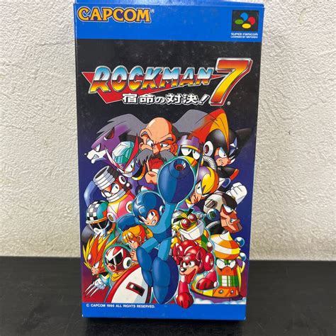 Yahoo オークション R 444 未使用 SFC ROCKMAN 7 ロックマン 宿