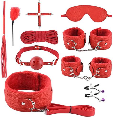 Bed Restraints Sm Sex Bondage 10 Pcs Bdsm Strap Sex Resistant Sets With Kinky Handcuffs Ankle