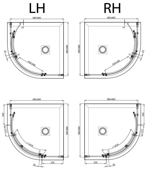 Crosswater Optix Mm X Mm Quadrant Shower Enclosure