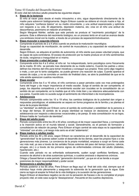 Estudio Del Desarrollo Humano Pdf