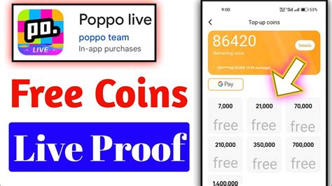 Poppo Live App Free Coins How To Get Free Coins From Poppo Live App