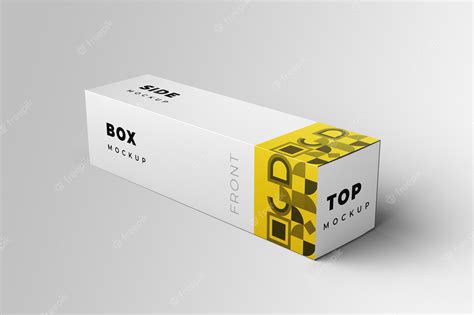 Premium Psd Box Packaging Mockup Isolated