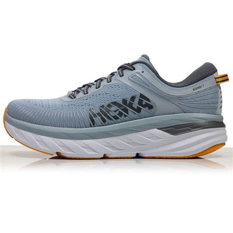 Hoka One One Bondi 7 Men S Running Shoe Blue Fog Castlerock The