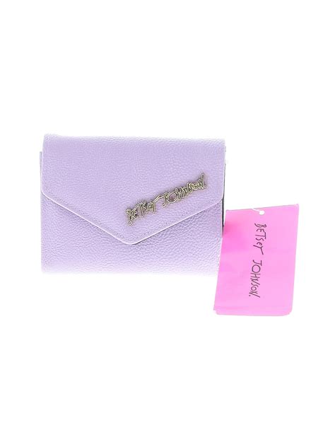 Betsey Johnson Solid Lavender Purple Wallet One Size 28 Off ThredUP