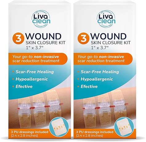 6 Ct 1 X 3 7” Wound Closure Strips Zip Stitch Wound Closure Kit Butterfly