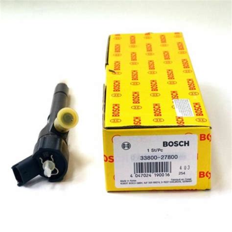 New Bosch Vgt Crdi Fuel Diesel Injector 33800 27800 For Hyundai Kia Eu4 2 2l Ebay